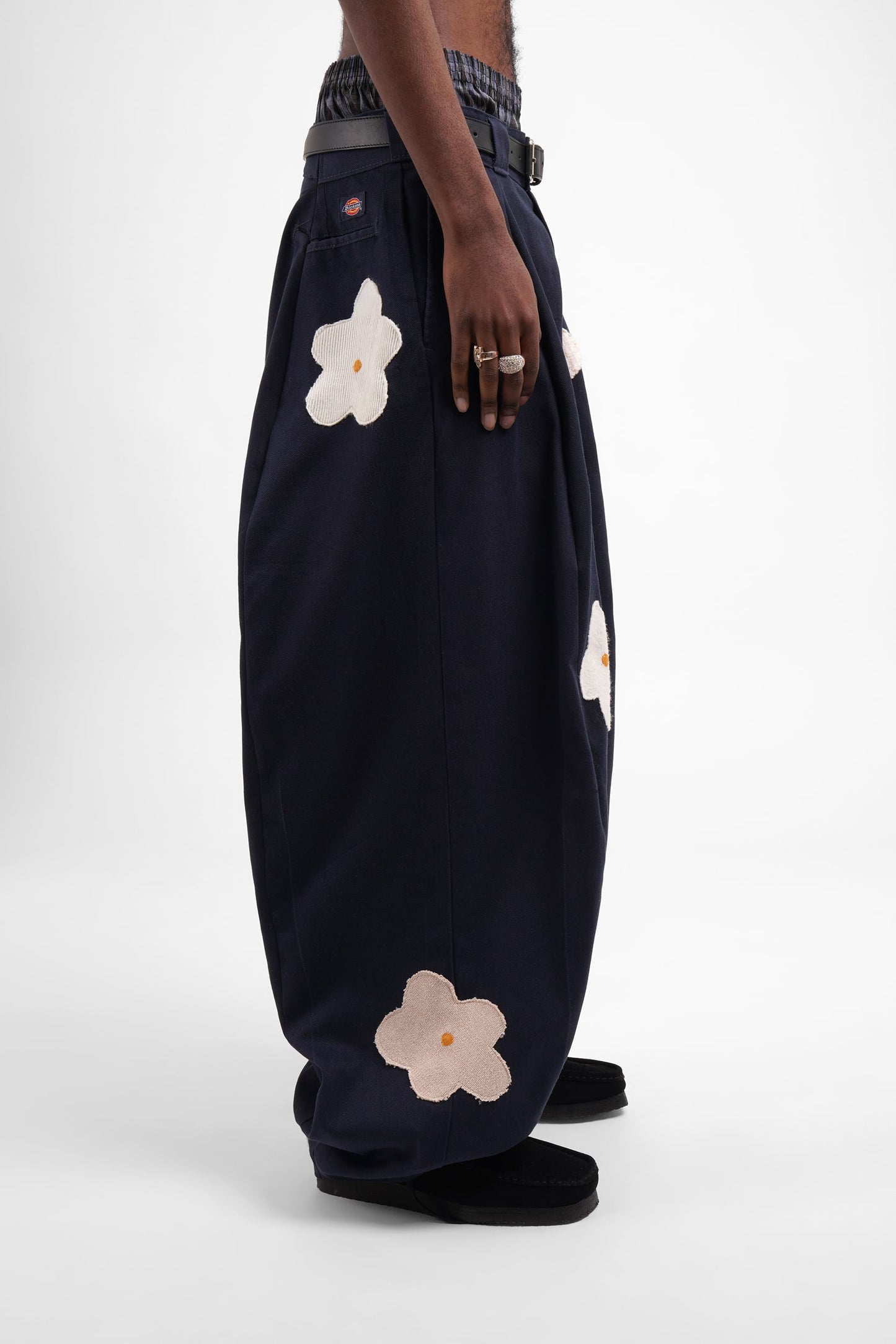 FO Baggy Trou - Navy - Limited Flower Edition