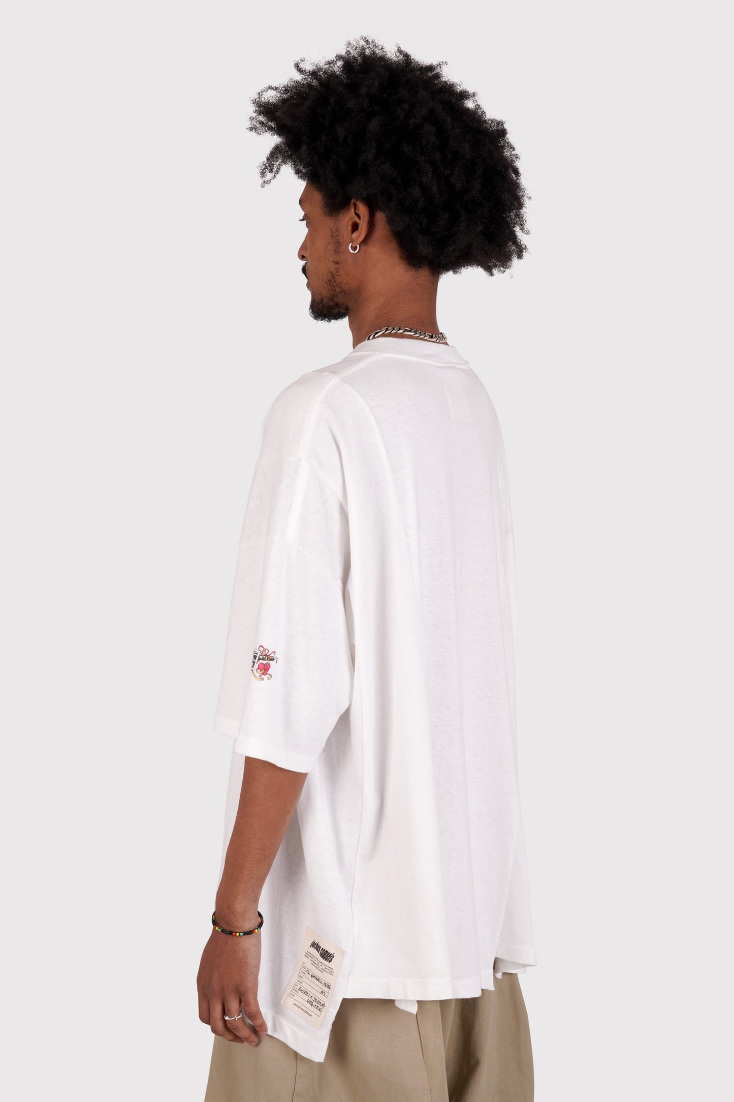 FO Baggy 5-Panel Tee - White