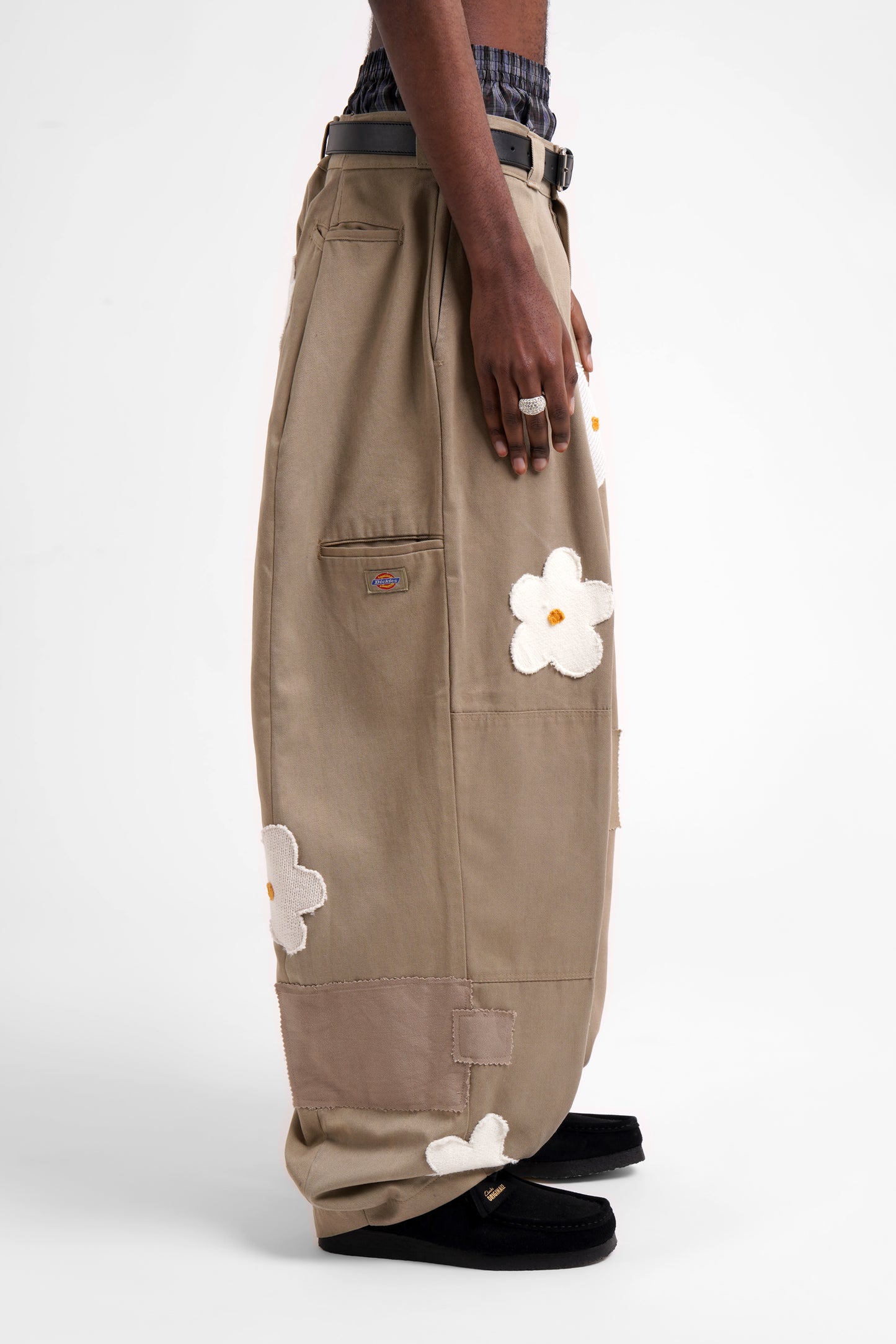 FO Baggy Trou - Beige - Limited Flower Edition