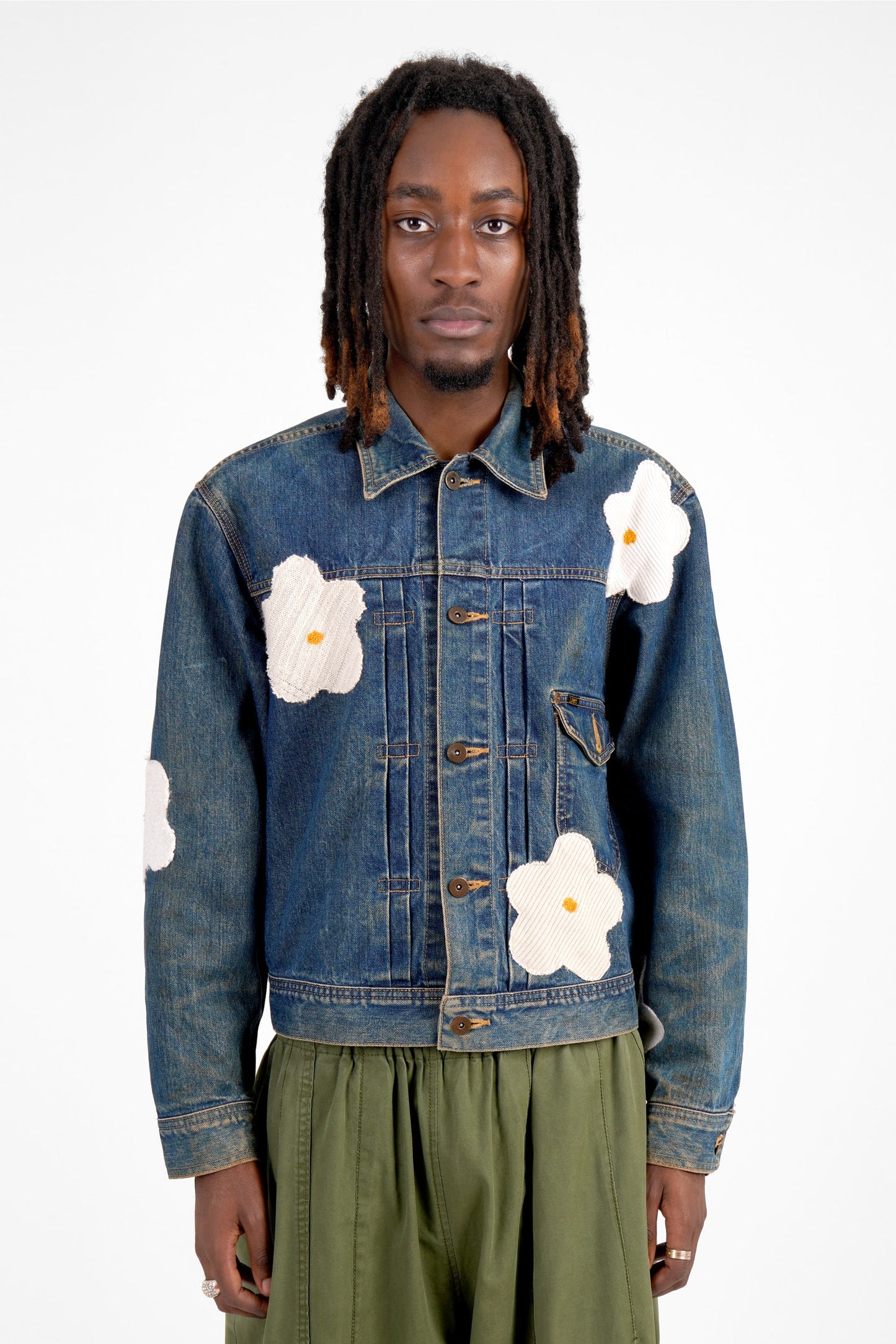 Flower Denim Jacket