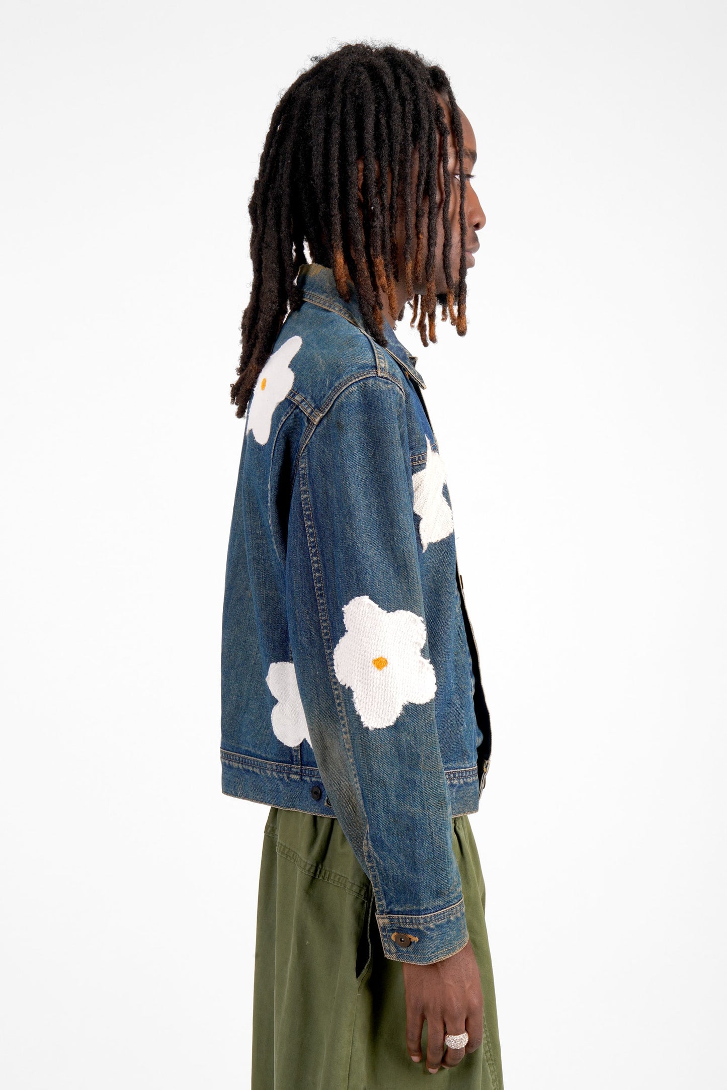 Flower Denim Jacket