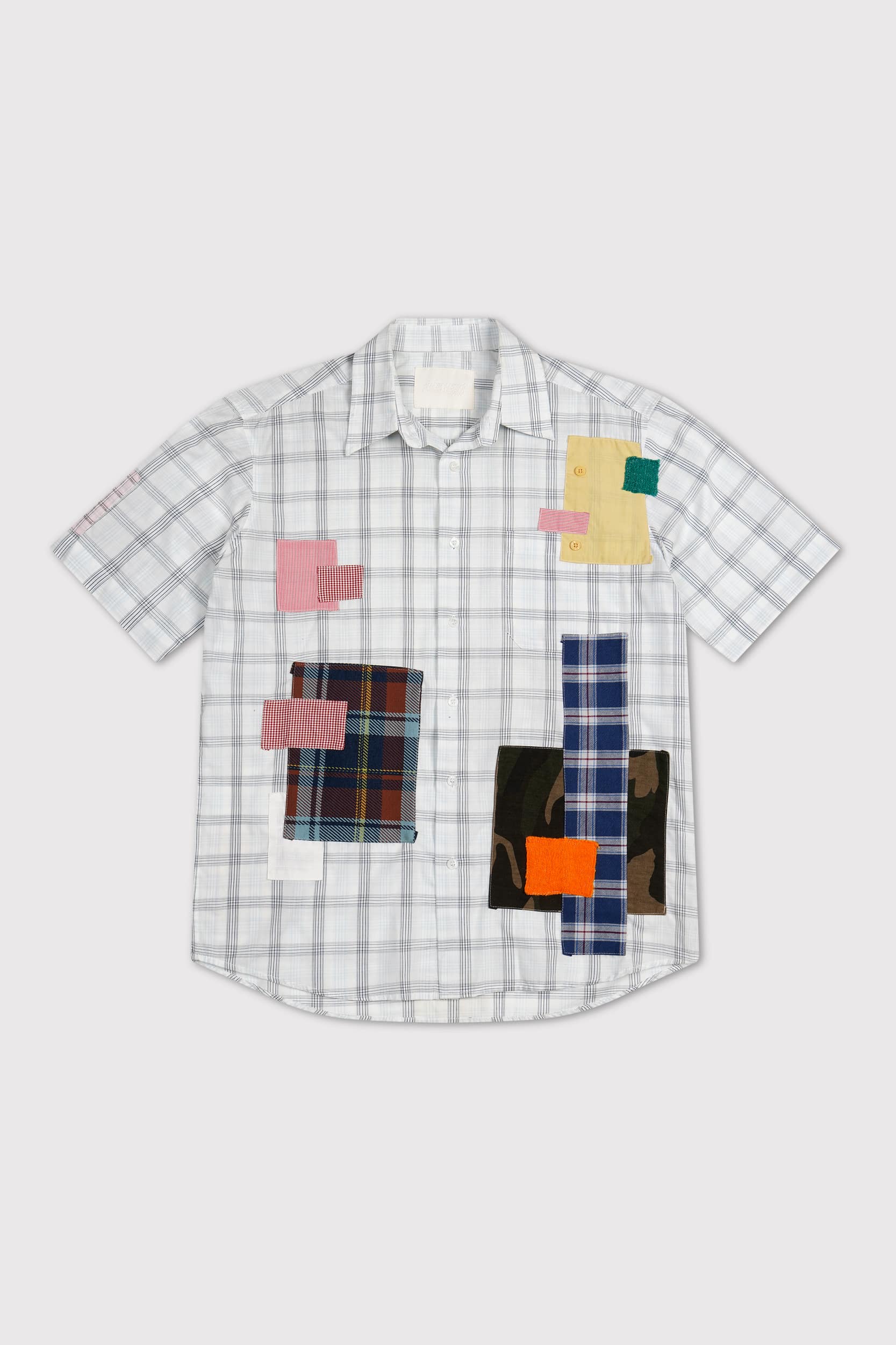 patch dress shirt Button Up Work Shirt Men's Long Sleeve Business Shirt Autumn Patchwork Dress Shirt (Plus Size Available) Big And Tall Mens Patterned Dress Shirts