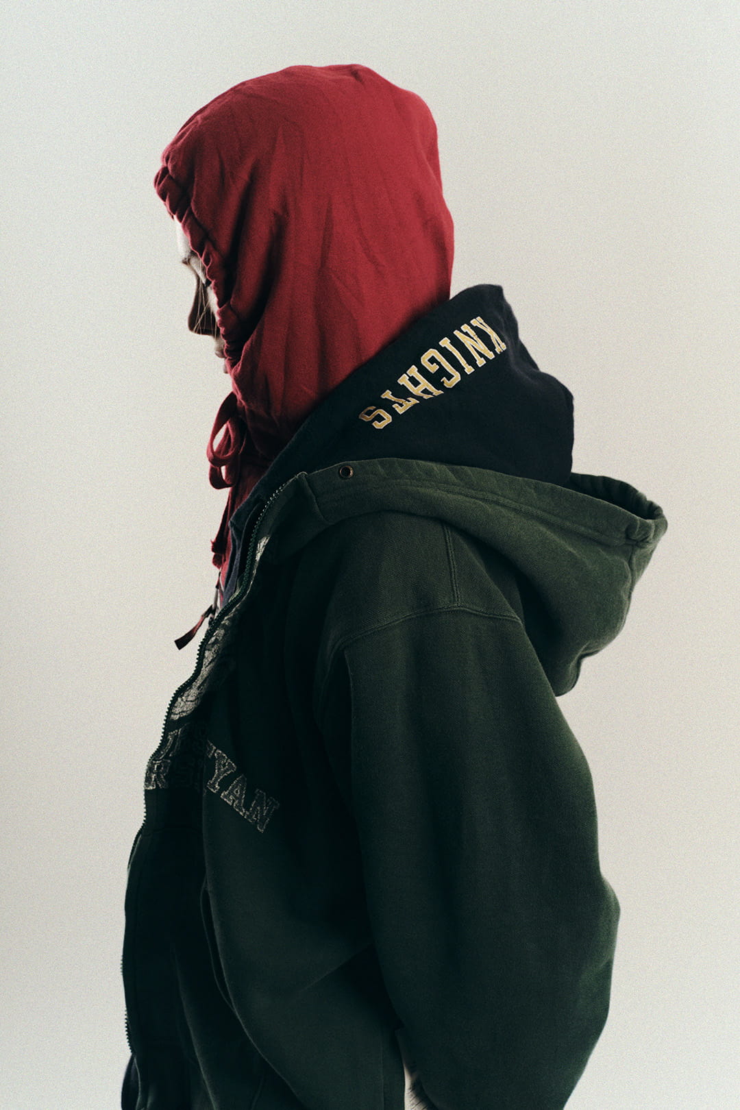 Triple Zip Hood - Multi