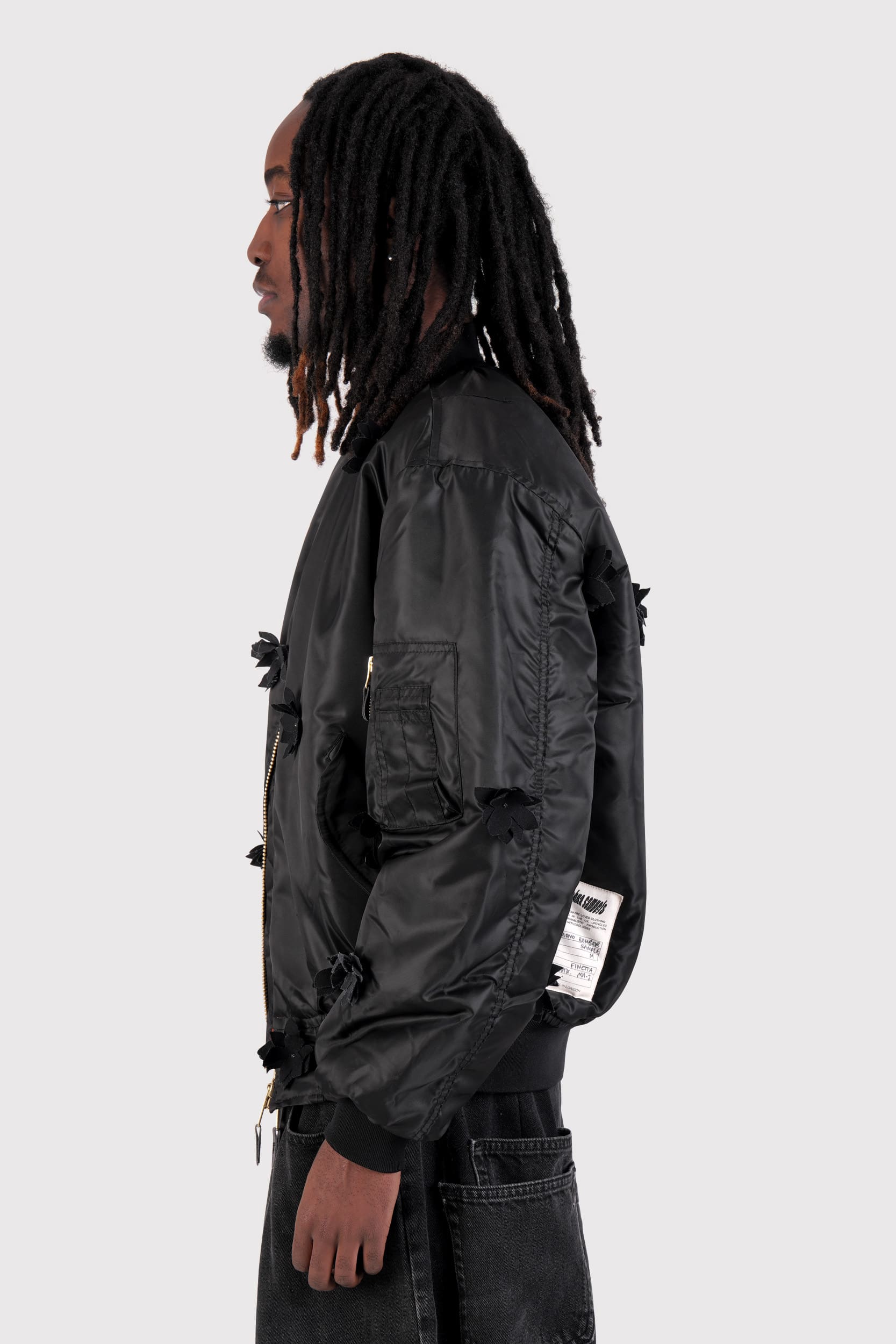 Mono Petal MA-1 Bomber Jacket - Black – Joshua Samuels