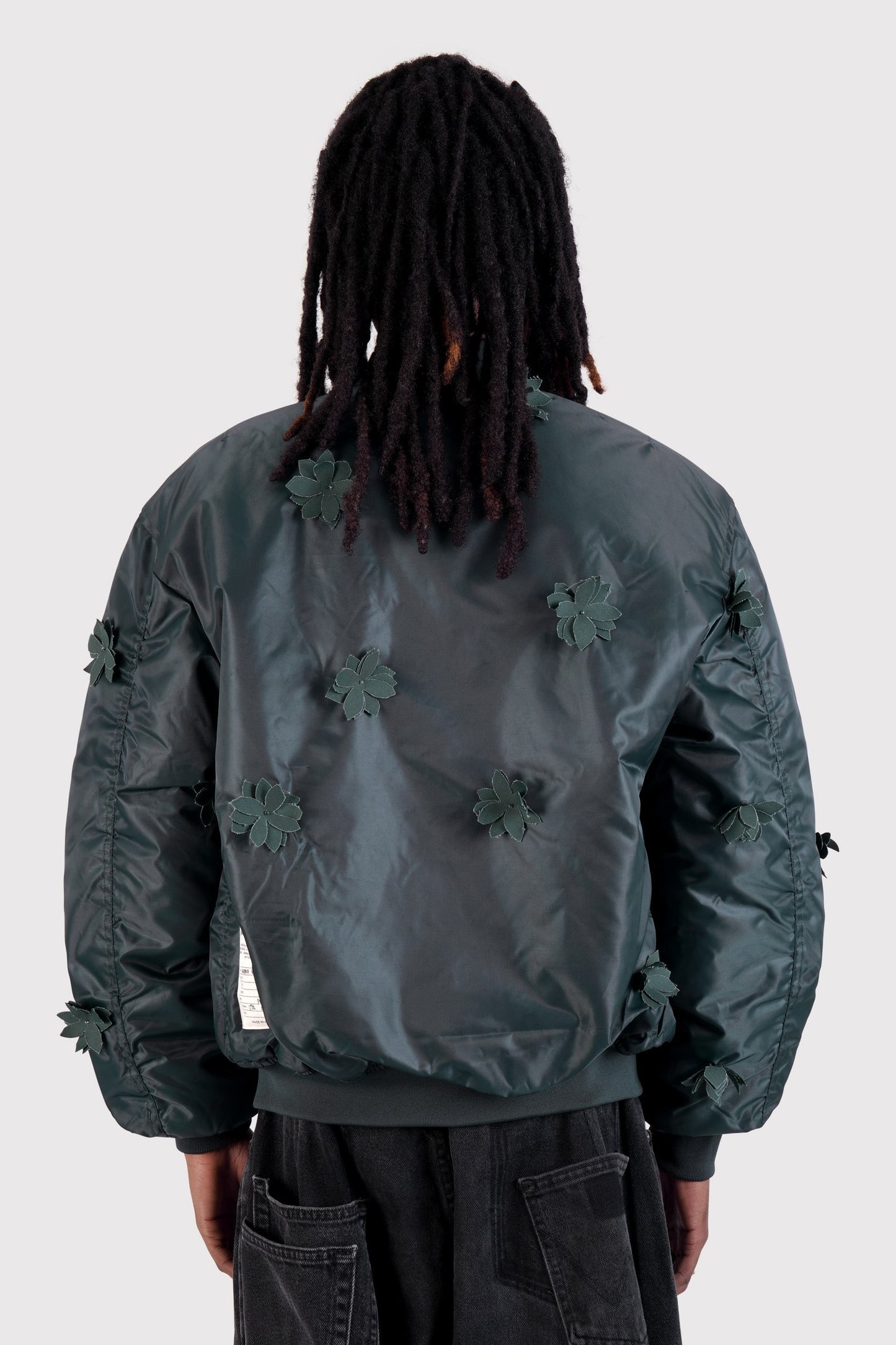 Mono Petal MA-1 Bomber Jacket - Petrol