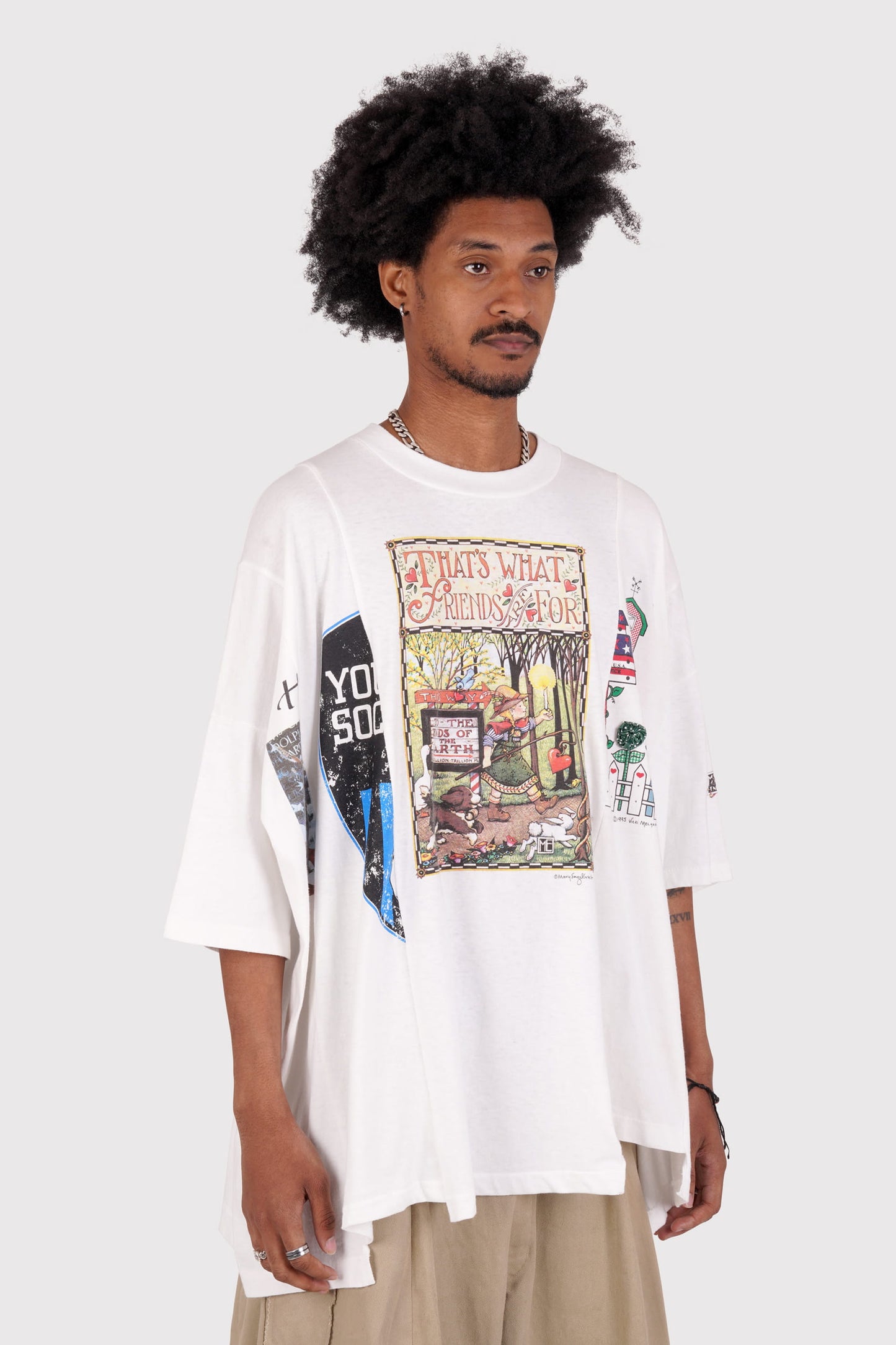 FO Baggy 5-Panel Tee - White