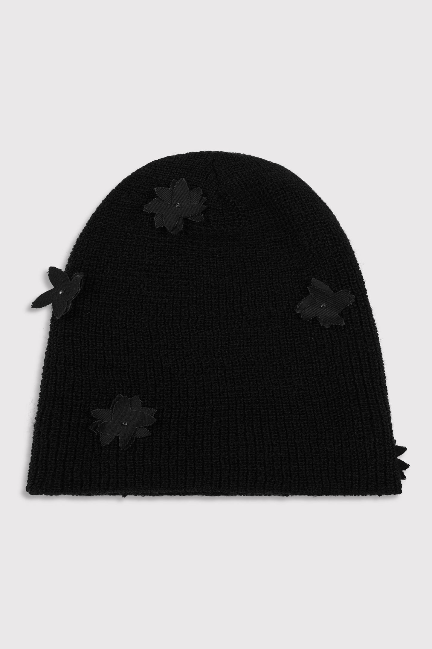 Mono Petal Beanie - Black