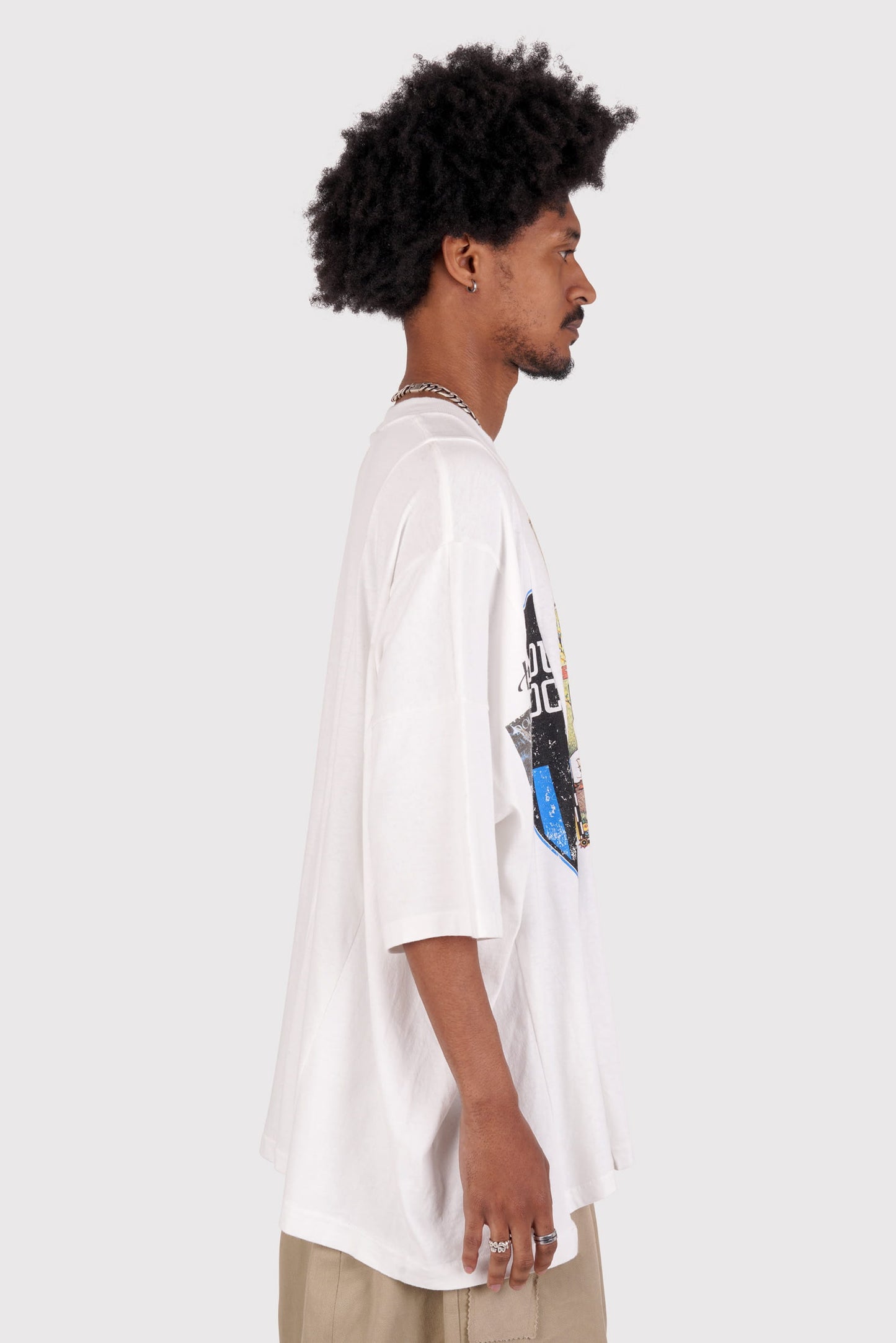 FO Baggy 5-Panel Tee - White