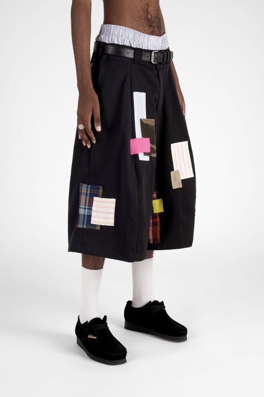 FO Baggy Shorts - Black - Limited Patches Edition