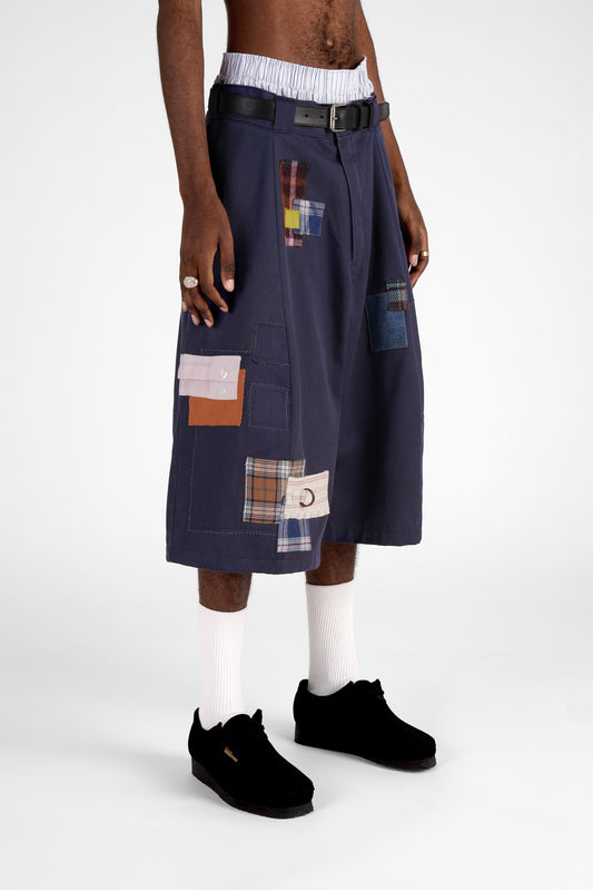 FO Baggy Shorts - Navy - Limited Patches Edition