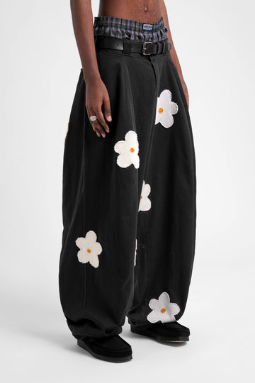 FO Baggy Trou - Black - Limited Flower Edition