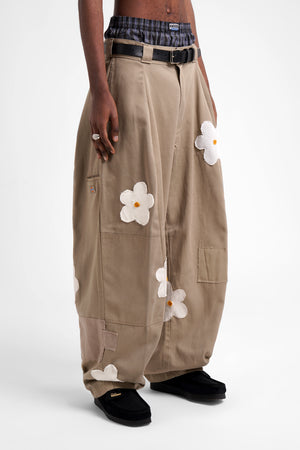 FO Baggy Trou - Beige - Limited Flower Edition