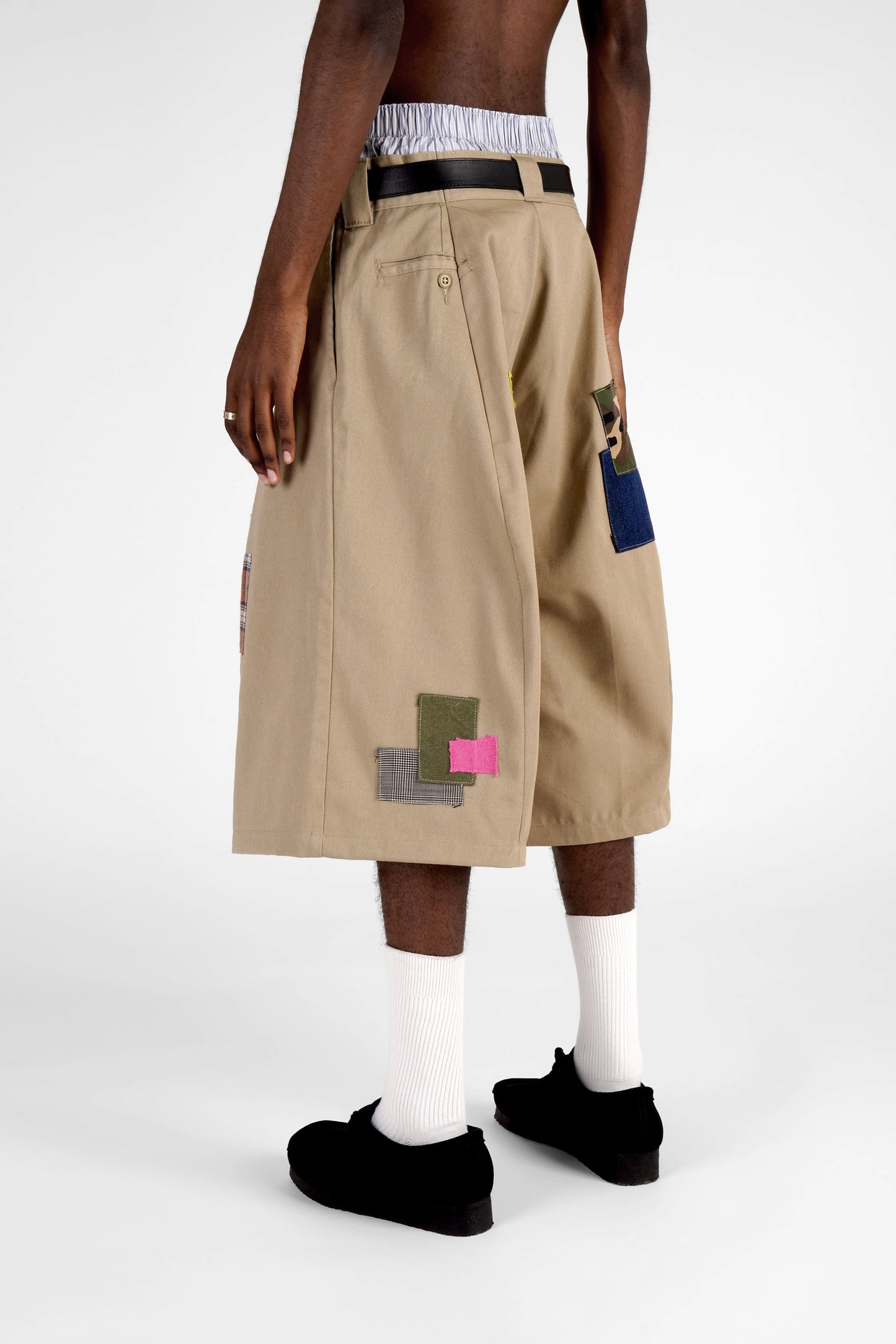 FO Baggy Shorts - Beige - Limited Patches Edition