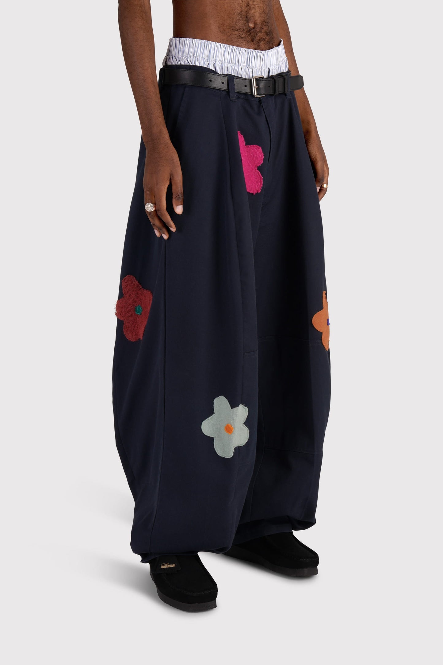 FO Baggy Trou - Navy - Limited Wild Flower Edition
