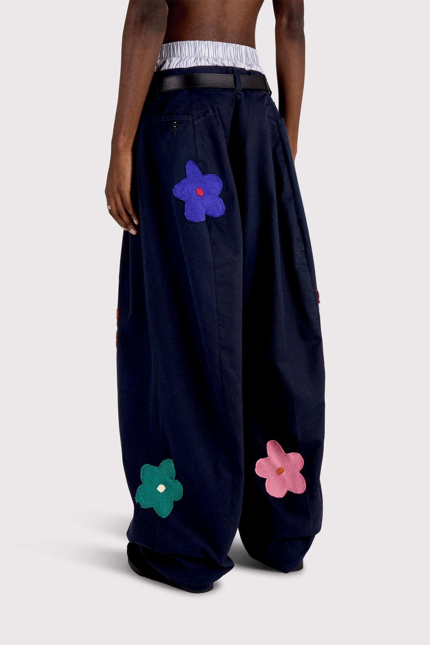 FO Baggy Trou - Navy - Limited Wild Flower Edition