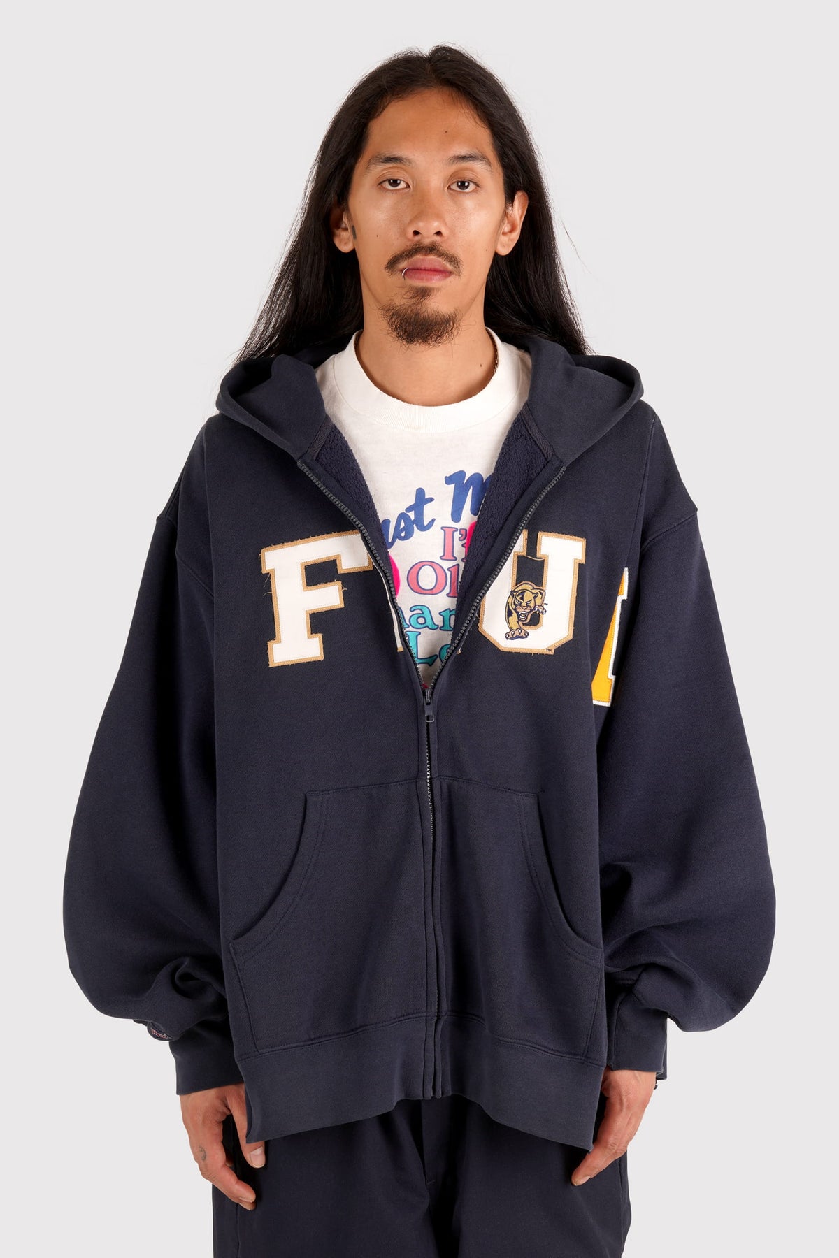 FO Baggy Zip-Up Hood - Multi