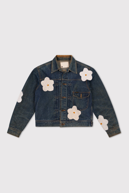 Flower Denim Jacket