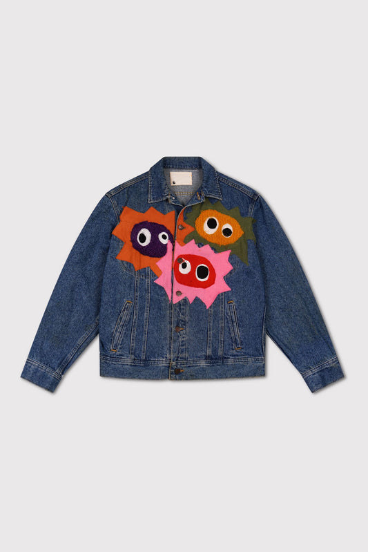 Whimsical Little Buggers Denim Jacket