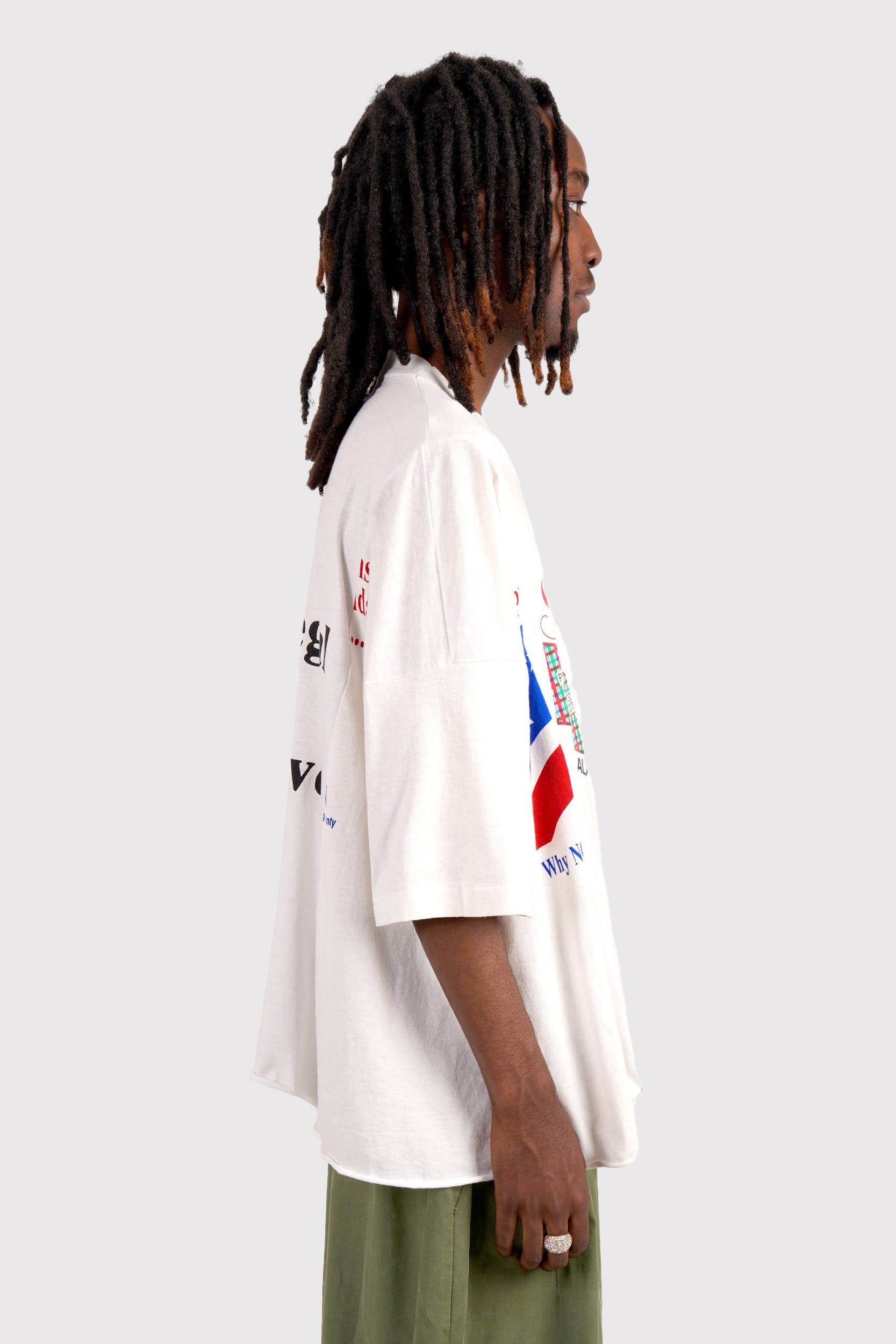 FO Baggy Tee - White – Joshua Samuels