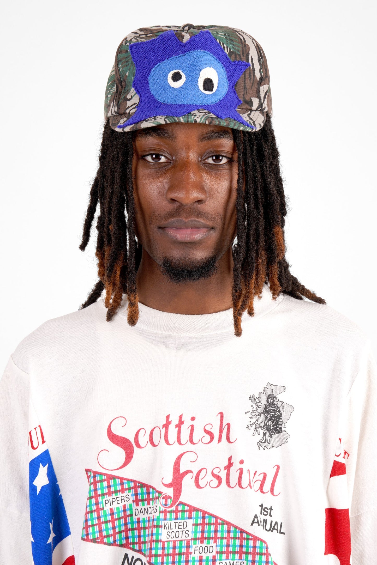 Whimsical Little Buggers Cap - Blue