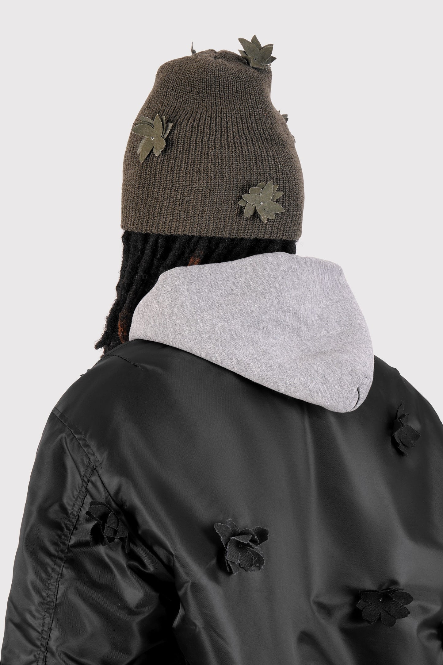 Mono Petal Beanie - Olive
