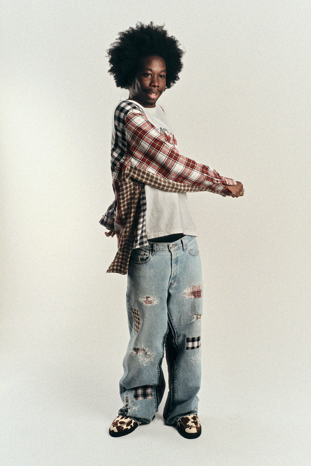 Four Flannel Tee