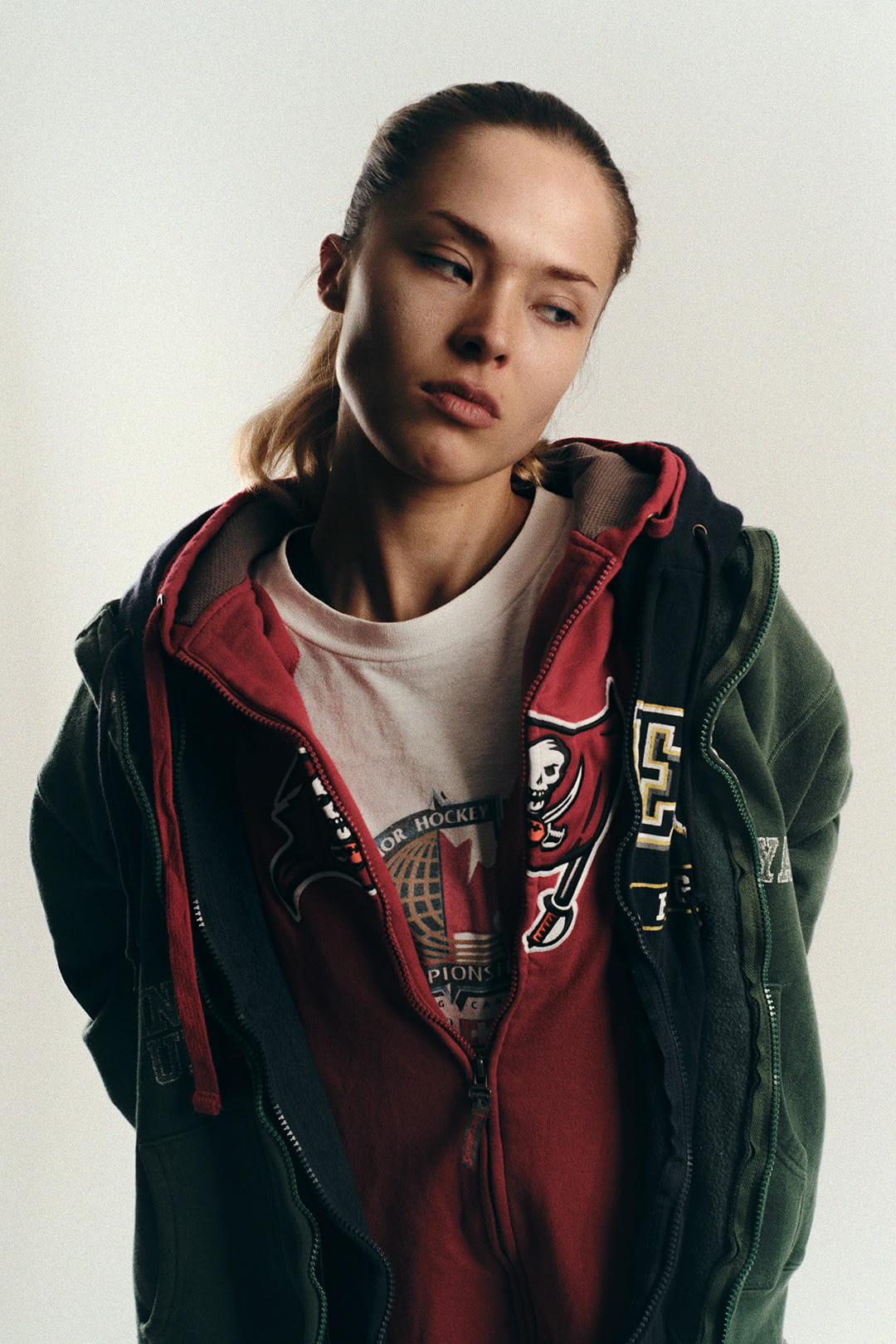 Triple Zip Hood - Multi