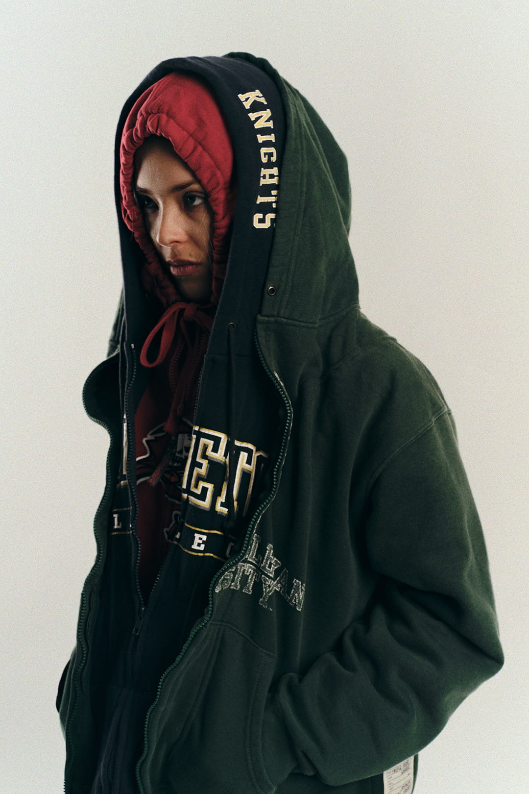 Triple Zip Hood - Multi