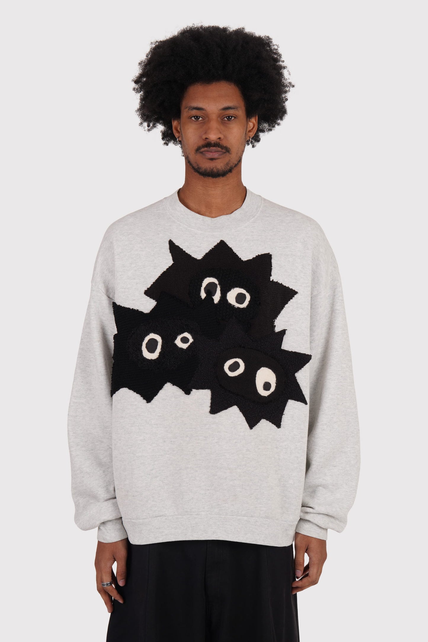 Whimsical Little Buggers Crew - Charcoal