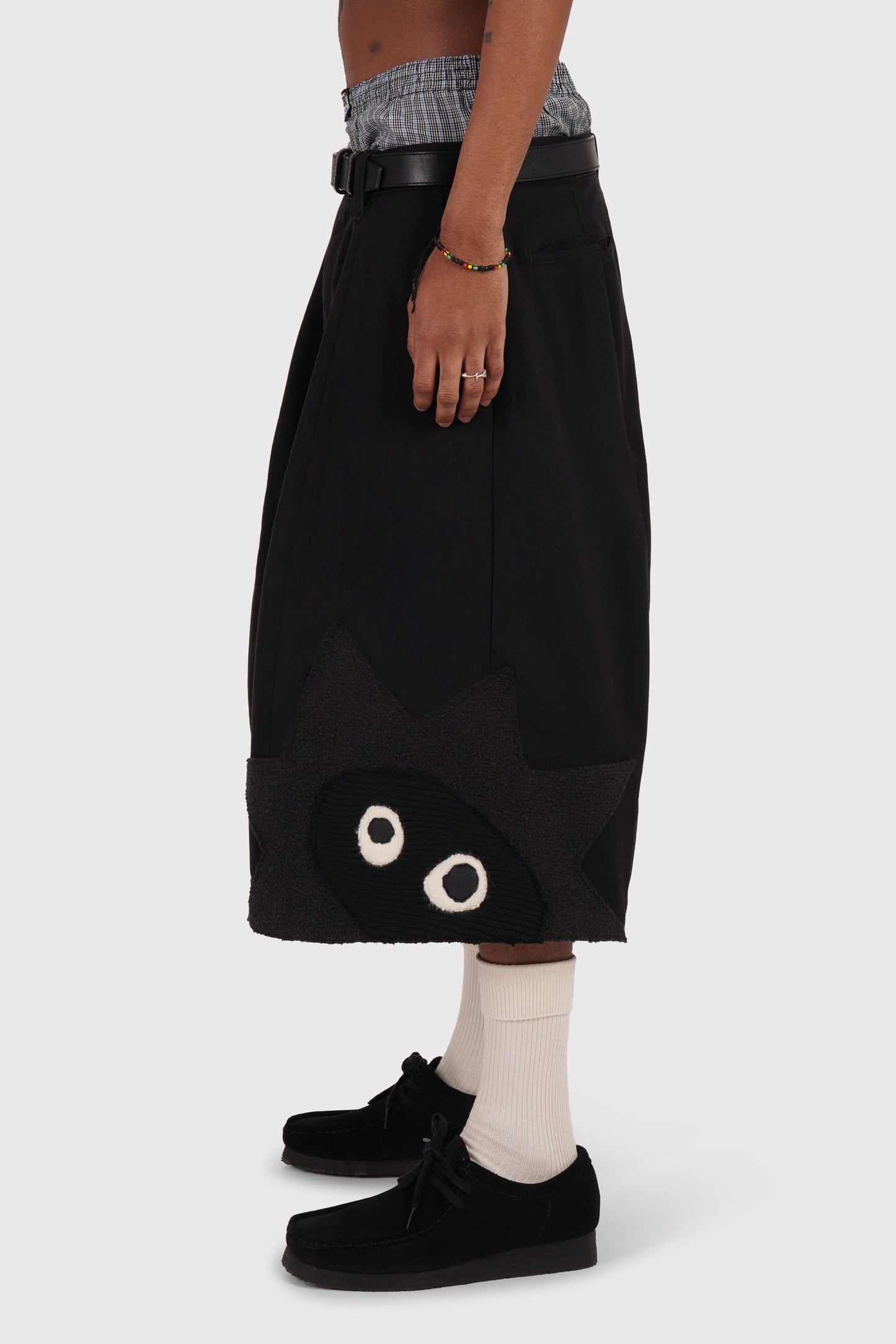 FO Baggy Shorts - Black - Limited Whimsical Little Bugger Edition - Charcoal