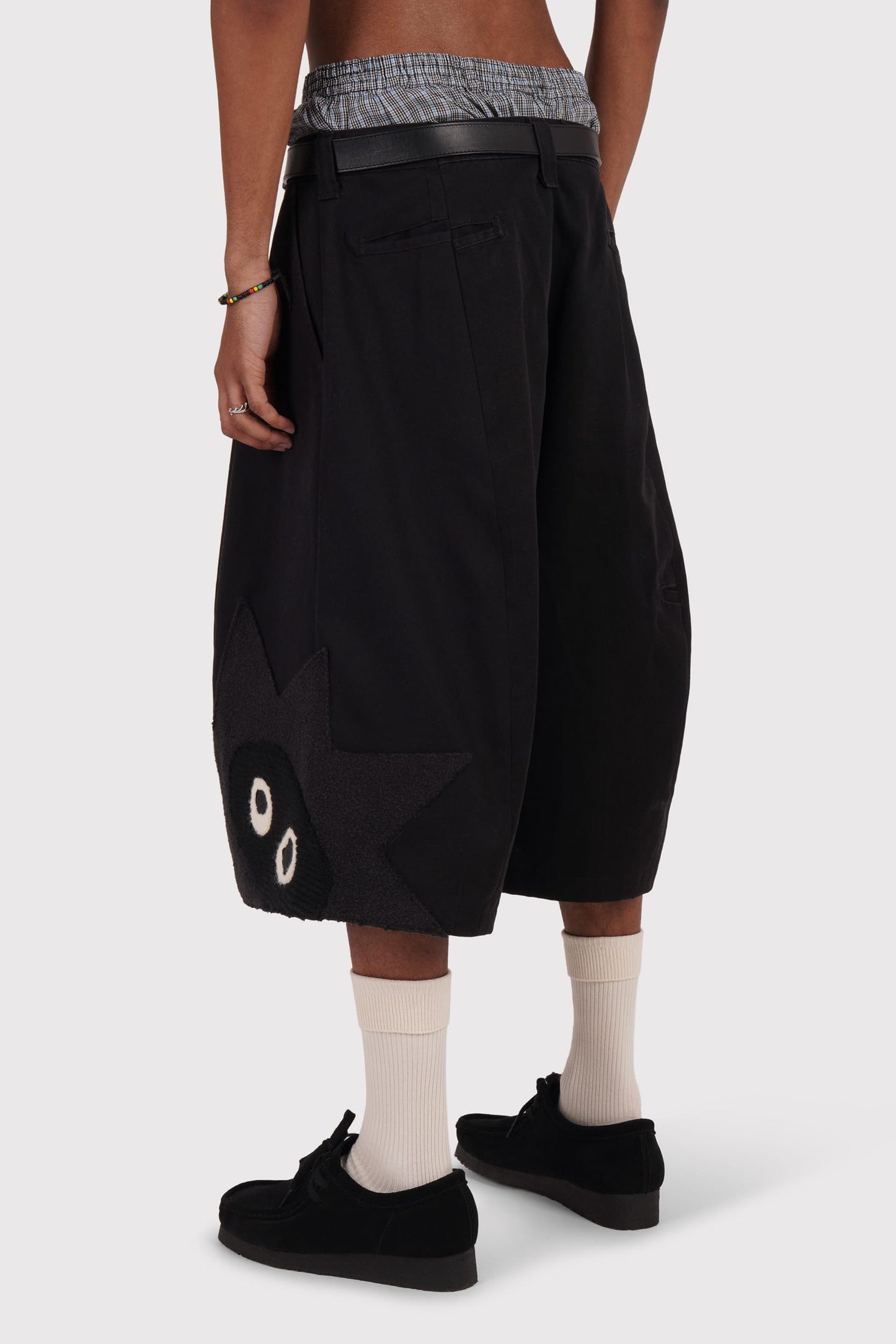 FO Baggy Shorts - Black - Limited Whimsical Little Bugger Edition - Charcoal