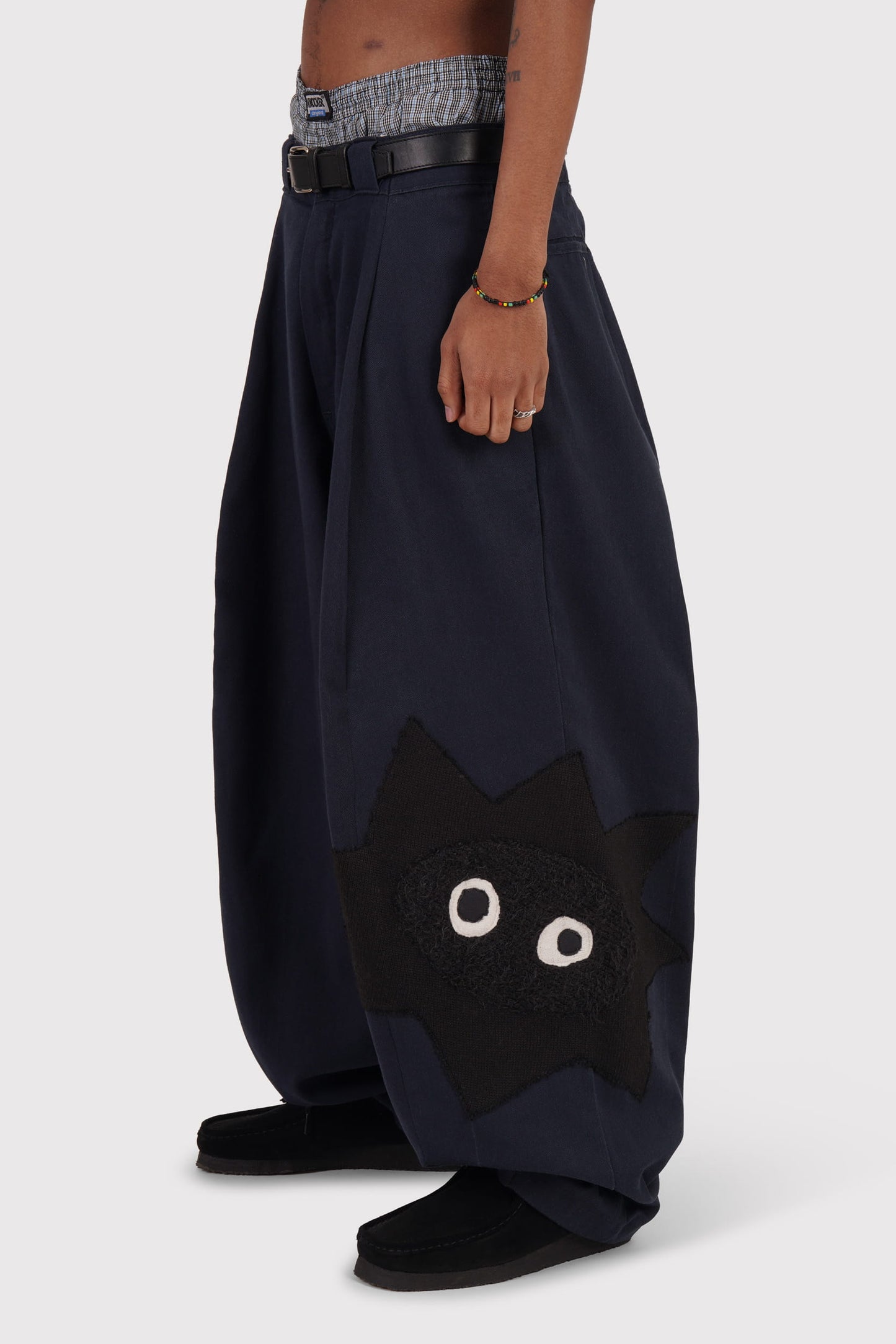 FO Baggy Trou - Navy - Limited Whimsical Little Bugger Edition - Charcoal