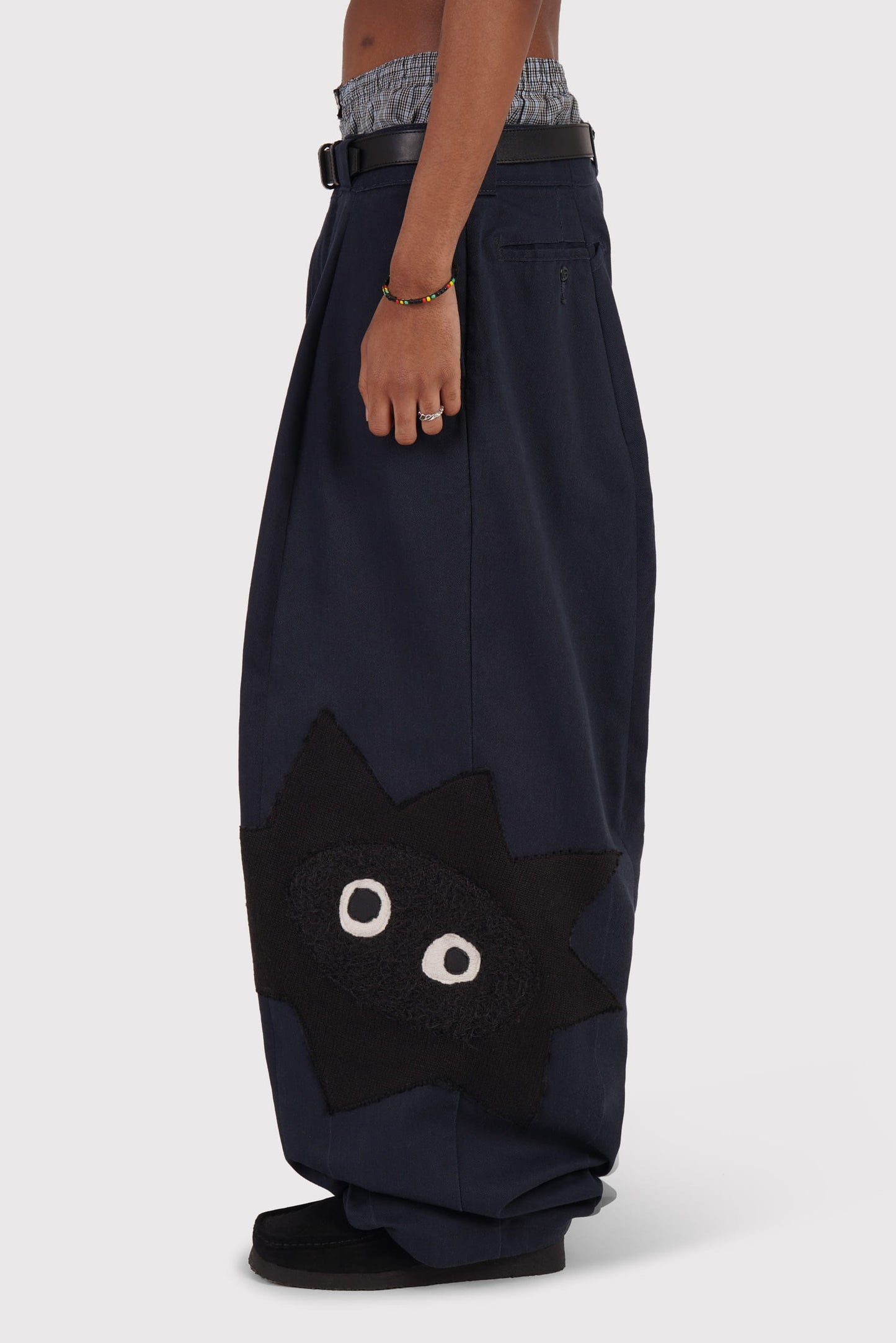 FO Baggy Trou - Navy - Limited Whimsical Little Bugger Edition - Charcoal