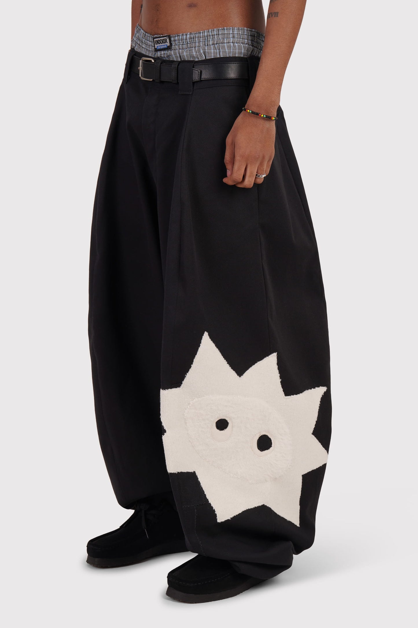 FO Baggy Trou - Black - Limited Whimsical Little Bugger Edition - Bone