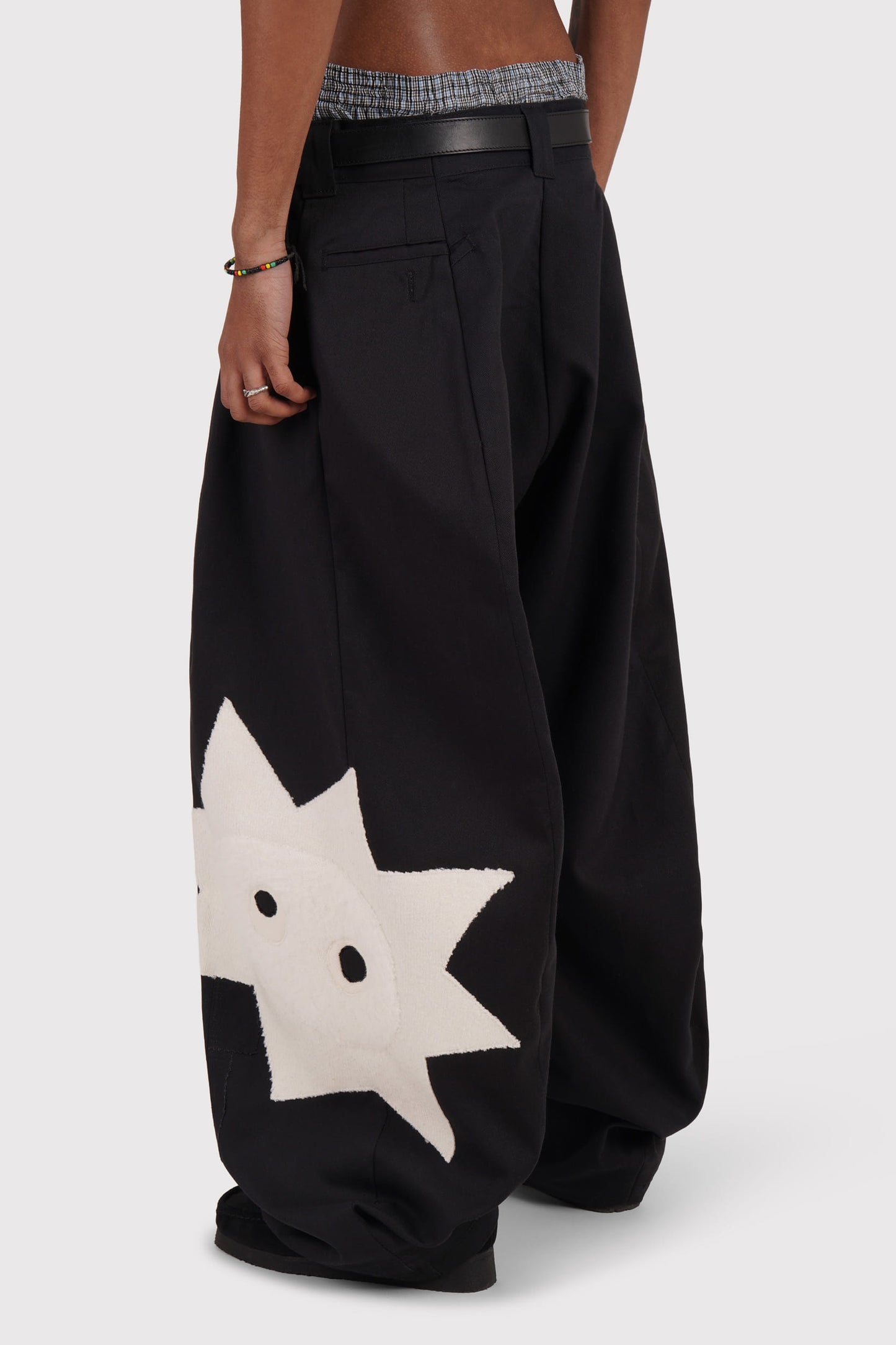 FO Baggy Trou - Black - Limited Whimsical Little Bugger Edition - Bone