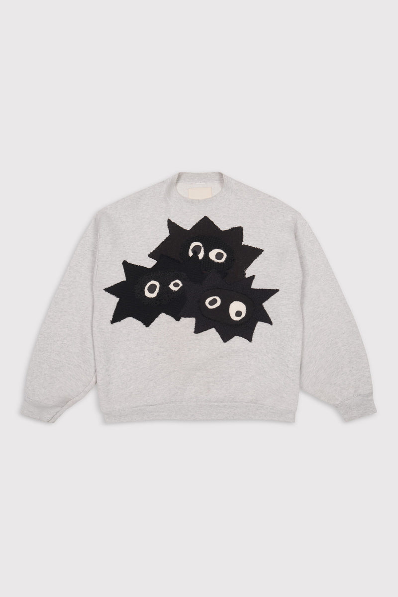 Whimsical Little Buggers Crew: Charcoal