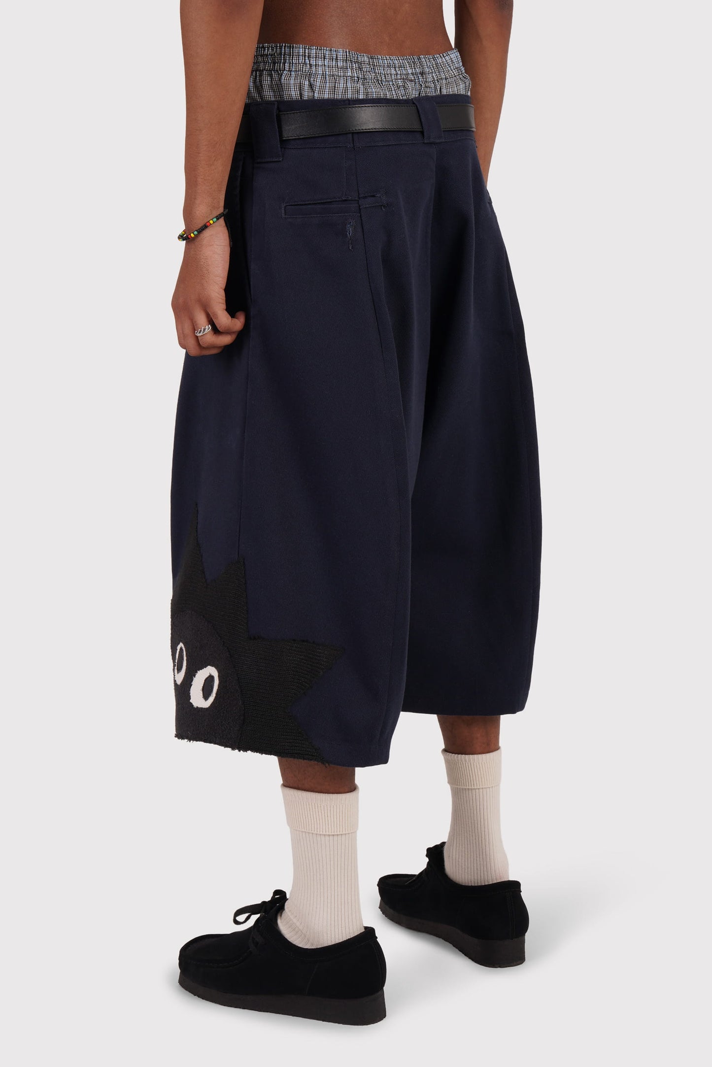 FO Baggy Shorts - Navy - Limited Whimsical Little Bugger Edition - Charcoal