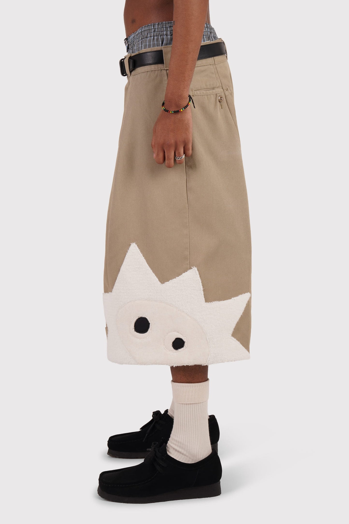 FO Baggy Shorts - Beige - Limited Whimsical Little Bugger Edition - Bone