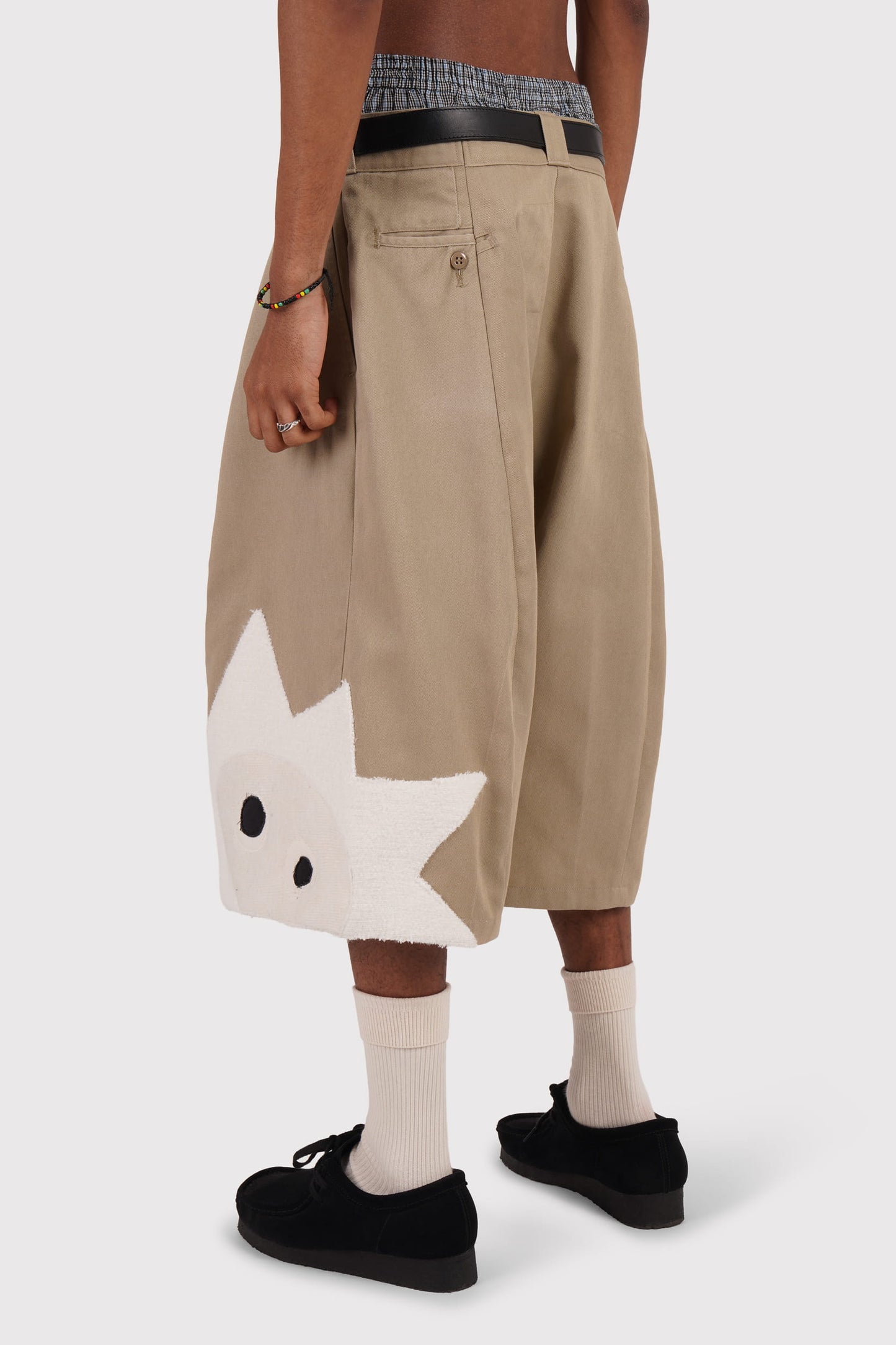 FO Baggy Shorts - Beige - Limited Whimsical Little Bugger Edition - Bone