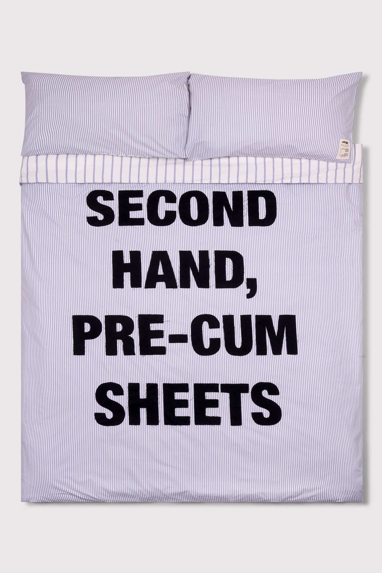 'Second Hand, Pre-Cum Sheets' Duvet Set
