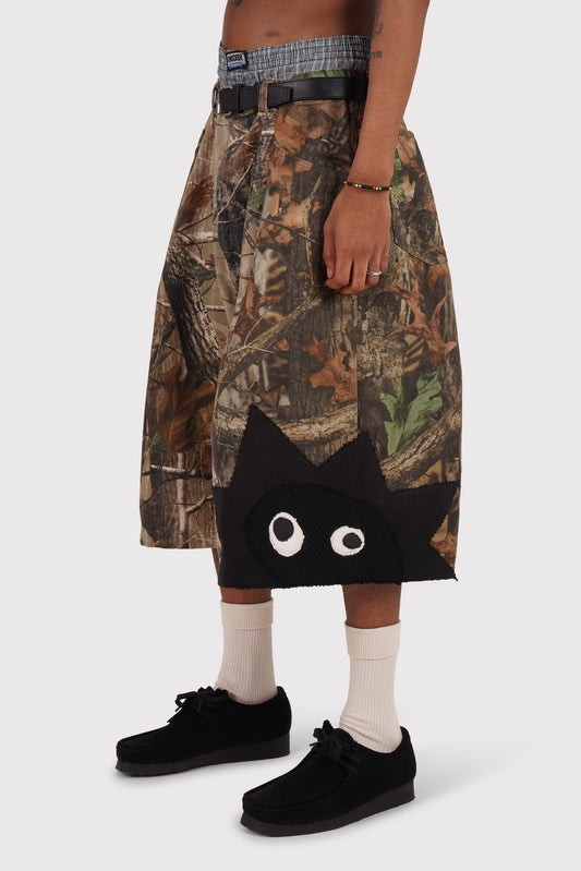 FO Baggy Shorts - Real Tree - Limited Whimsical Little Buggers Edition - Charcoal