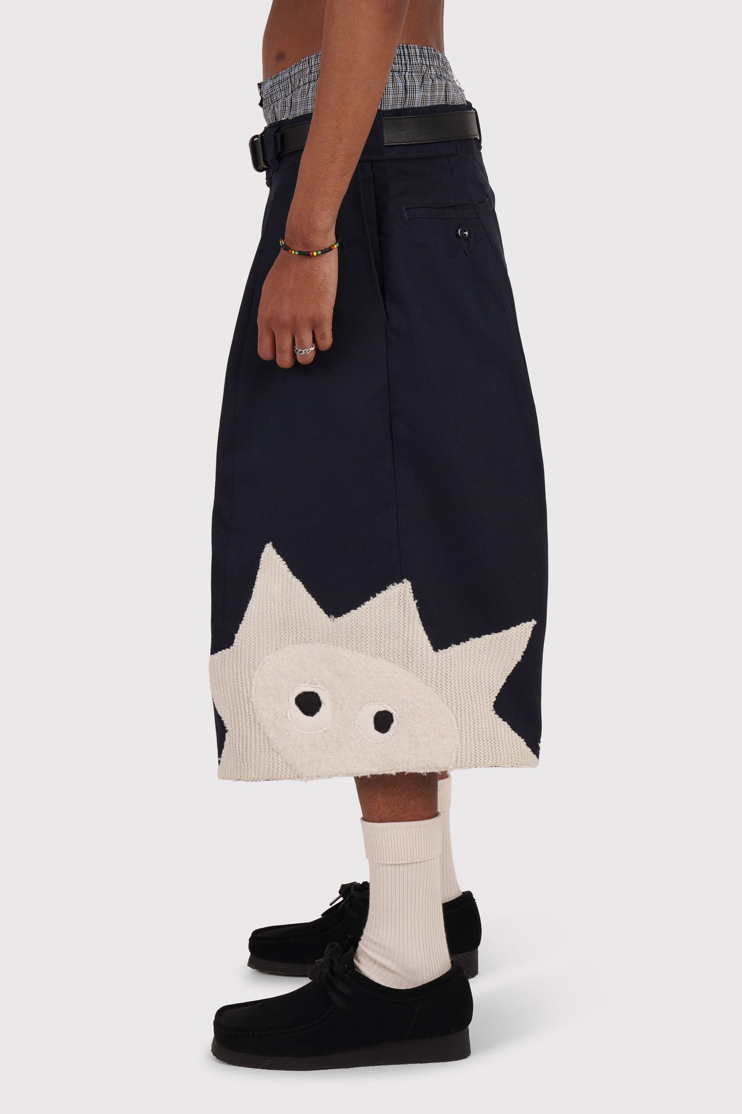 FO Baggy Shorts - Navy - Limited Whimsical Little Bugger Edition - Bone