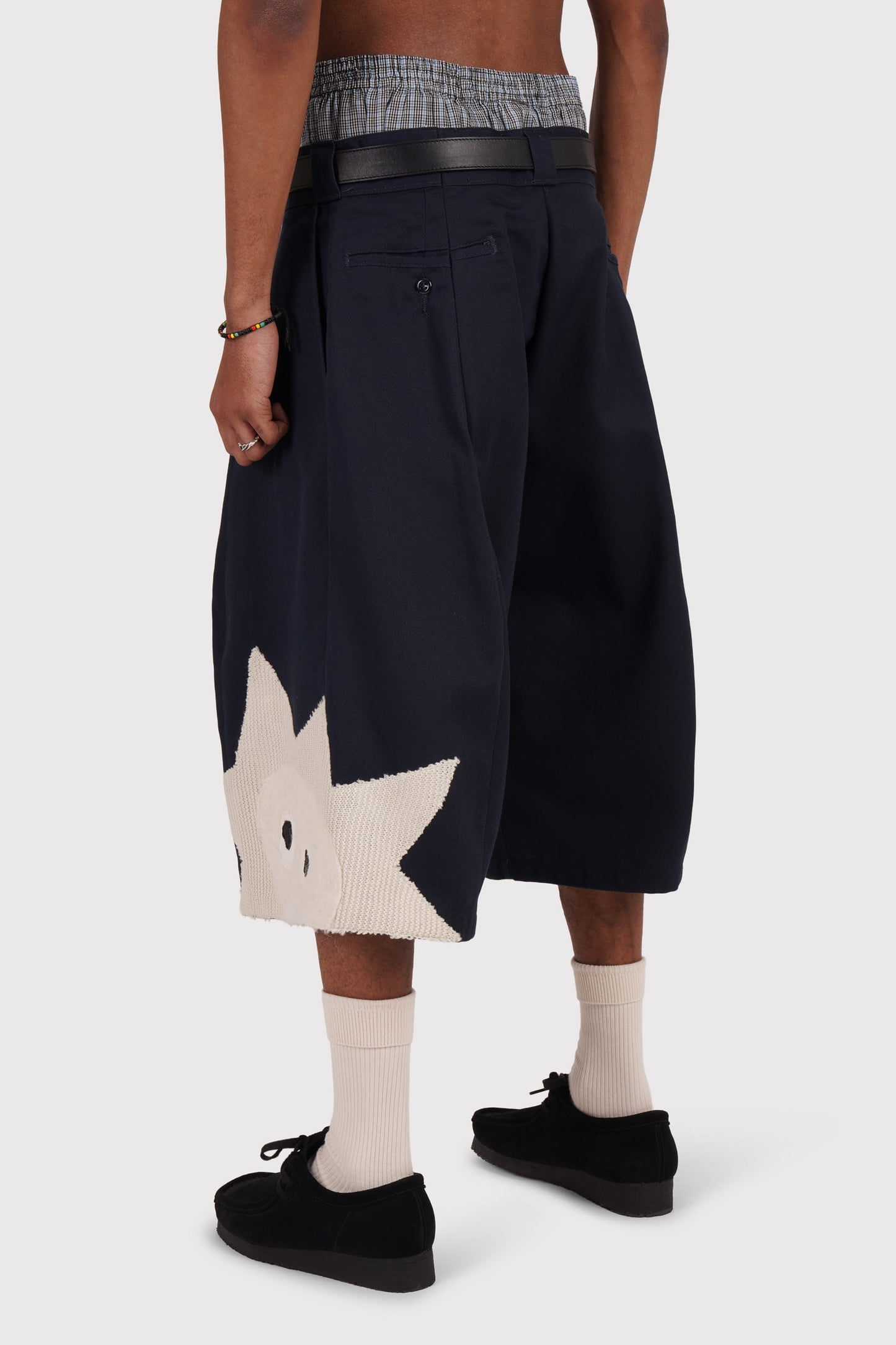 FO Baggy Shorts - Navy - Limited Whimsical Little Bugger Edition - Bone